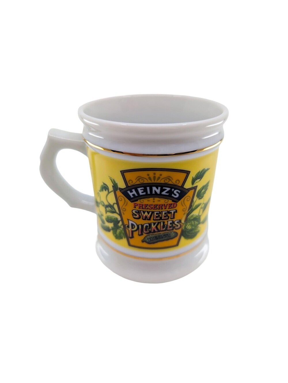Vintage Heinz Sweet Pickles Mug Franklin Porcelain 1984